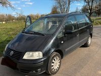 Gebraucht VW Sharan 115 PS (84 kW) 2001 Schwarz Van / Kleinbus