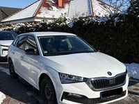 Gebraucht Skoda Scala Ambition 150 PS (110 kW) 2019 Weiß Kleinwagen