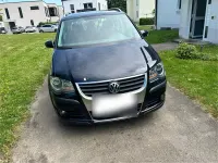 Gebraucht VW Touran Cross 140 PS (102 kW) 2008 Schwarz Van / Kleinbus