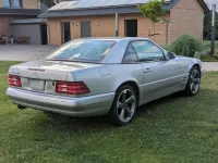 Gebraucht Mercedes SL500 306 PS (225 kW) 2000 Silber Cabrio