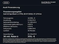Second-hand Audi A3 Design 150 CP (110 kW) 2018 Argintiu Berlinǎ