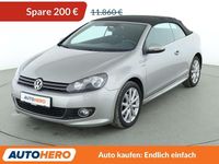 Gebraucht VW Golf Cabriolet LOUNGE 105 PS (77 kW) 2016 Silber Cabrio