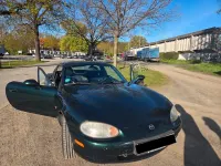 Gebraucht Mazda MX5 110 PS (80 kW) 1999 Grün Cabrio