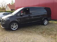 gebraucht Mercedes Vito 110 lang 1 Hand MwSt. 18Zoll schwarz nur 48.000Km