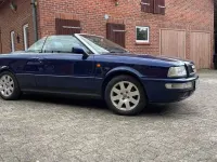 Used Audi Cabriolet Design 150 HP (110 kW) 1998 Blue Cabriolet