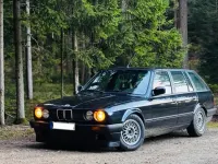 Brugt BMW 318 140 HK (102 kW) 1993 Sort Stationcar