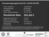 Gebraucht Audi A3 S-Line 150 PS (110 kW) 2022 Andere Limousine