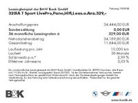 Gebraucht BMW 320 Sport Line 184 PS (135 kW) 2020 Weiß metallic Kombi