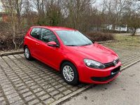 Gebraucht VW Golf VI 80 PS (58 kW) 2009 Rot Kleinwagen