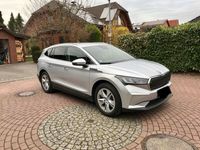 gebraucht Skoda Enyaq iV iV80 EZ 1/23 150KW/204PS elek.AHK u.Winterräder,Leder