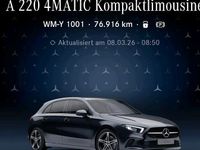 Gebraucht Mercedes A220 190 PS (139 kW) 2019 Schwarz Limousine