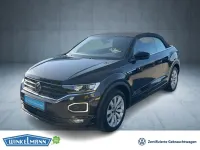 Gebraucht VW T-Roc Cabriolet R-line 150 PS (110 kW) 2021 Schwarz Cabrio