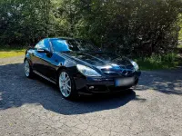 Gebraucht Mercedes SLK200 163 PS (119 kW) 2007 Schwarz Cabrio