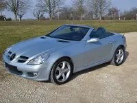 Gebraucht Mercedes SLK350 272 PS (200 kW) 2007 Silber Cabrio