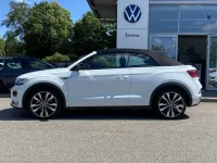 Gebraucht VW T-Roc Cabriolet R-line 150 PS (110 kW) 2021 Weiß Cabrio