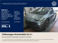 Gebraucht VW ID.3 Pro 150 kW (204 PS) 2022 Stonewashed blue metallic Kleinwagen