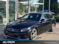 Gebraucht Mercedes C180 AMG line 156 PS (114 kW) 2017 Schwarz Kombi
