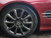 Gebraucht Mercedes SL500 387 PS (284 kW) 2007 Rot Cabrio