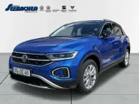 Gebraucht VW T-Roc Style 150 PS (110 kW) 2023 Ravennablau metallic/schwarz SUV
