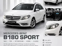 Gebraucht Mercedes B180 122 PS (89 kW) 2013 Weiß Kleinwagen