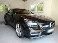 Gebraucht Mercedes SLK250 AMG line 204 PS (150 kW) 2013 Schwarz Cabrio