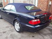 Gebraucht Mercedes CLK200 Elegance 163 PS (119 kW) 2000 Blau Cabrio