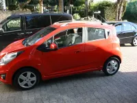 Gebraucht Chevrolet Spark LS 82 PS (60 kW) 2011 Rot Kleinwagen