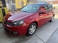 Gebraucht VW Golf VI Team 80 PS (58 kW) 2010 Rot Kleinwagen