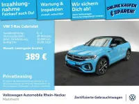 Gebraucht VW T-Roc Cabriolet R-line 150 PS (110 kW) 2023 Blau Cabrio