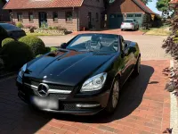 Gebraucht Mercedes SLK200 186 PS (136 kW) 2012 Schwarz Cabrio