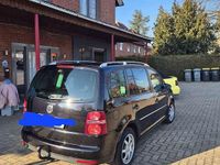 Gebraucht VW Touran Conceptline 140 PS (102 kW) 2007 Schwarz Van / Kleinbus