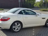 Gebraucht Mercedes SLK200 184 PS (135 kW) 2013 Weiß Cabrio