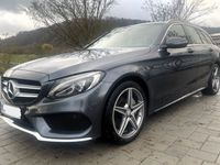 gebraucht Mercedes C220 d T AMG Line/Pano/Burmester/Vollleder