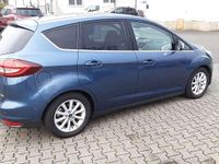 Gebraucht Ford C-MAX Titanium 125 PS (91 kW) 2018 Chromablau metallic Van / Kleinbus