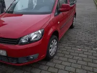 Gebraucht VW Caddy Comfortline 102 PS (75 kW) 2011 Rot Van / Kleinbus
