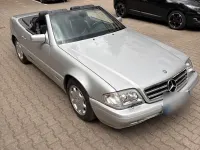 Gebraucht Mercedes SL320 231 PS (169 kW) 1997 Silber Cabrio