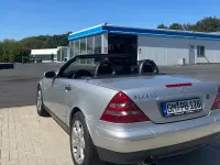 Gebraucht Mercedes SLK230 193 PS (141 kW) 1999 Silber Cabrio