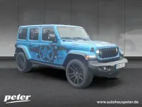 Gebraucht Jeep Wrangler Sahara 272 PS (200 kW) 2024 Hydro blue SUV