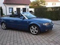 Occasion Audi A4 Cabriolet Performance 163 ch (119 kW) 2004 Bleue Cabriolet