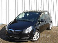 Gebraucht Opel Corsa Edition 80 PS (58 kW) 2008 Schwarz Kleinwagen