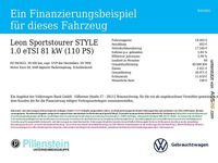 Gebraucht Seat Leon Style 110 PS (80 kW) 2022 Rot Kombi