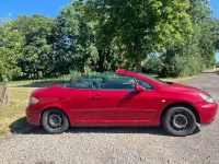 Gebraucht Peugeot 307 CC 109 PS (80 kW) 2005 Rot Cabrio