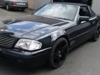 Gebraucht Mercedes SL320 231 PS (169 kW) 1997 Blau Cabrio