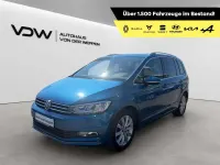 Gebraucht VW Touran Highline 150 PS (110 kW) 2016 Caribbean blue (blau) Van / Kleinbus