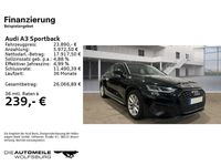 Gebraucht Audi A3 Ambiente 150 PS (110 kW) 2023 Brillantschwarz Limousine
