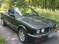Gebraucht BMW 320 Cabriolet 129 PS (94 kW) 1990 Schwarz Cabrio