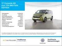 Gebraucht VW T7 Edition 170 PS (125 kW) 2026 Grün Van
