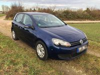 Gebraucht VW Golf VI 110 PS (80 kW) 2009 Blau Kleinwagen