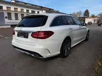 Gebraucht Mercedes C220 AMG line 170 PS (125 kW) 2018 Weiß Limousine