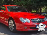 Gebraucht Mercedes SL500 306 PS (225 kW) 2003 Rot Cabrio